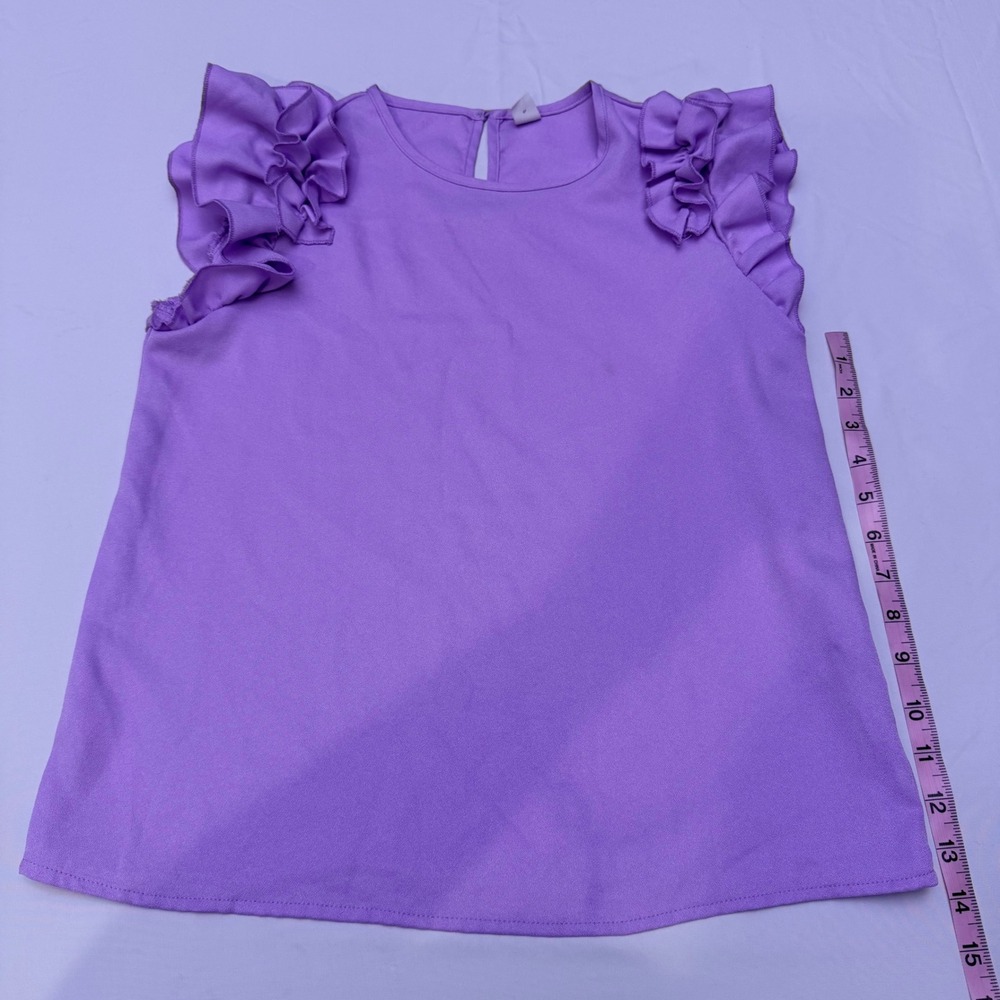 Girls‎ Purple Dress Shirt - Picture 4 of 10